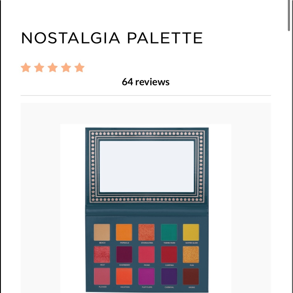 Ace Beautē nostalgia palette